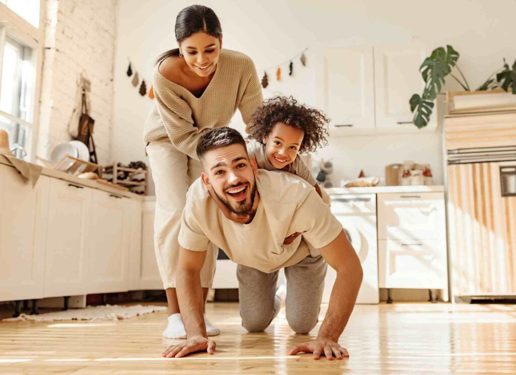 Family Together Smiling